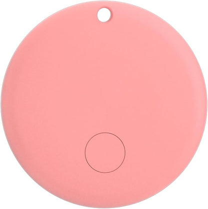 JTD Tracker Finders Work for Find My (iOS Only) IP68 Waterproof Smart Tag Trackers Item Finder for Key, Backpack, Wallet (Pink)