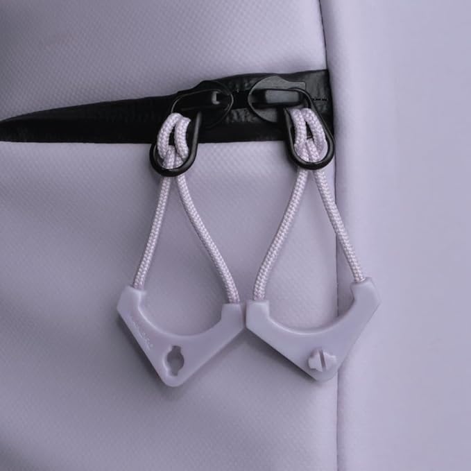WANDRD Worryless™ Locking Zipper Pullers - Secure Your Travel Essentials - Zipper Locks for Travel Gear (Uyuni Purple)