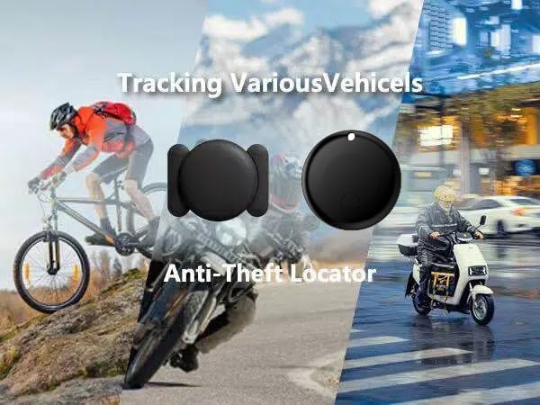 GPS Tracker for Vehicles,Magnetic Waterproof Car Tracker,No Monthly fees, Mini Portable GPS Tracker for Cars, Trucks, Motorcycle, Anti-Theft（Android Only）