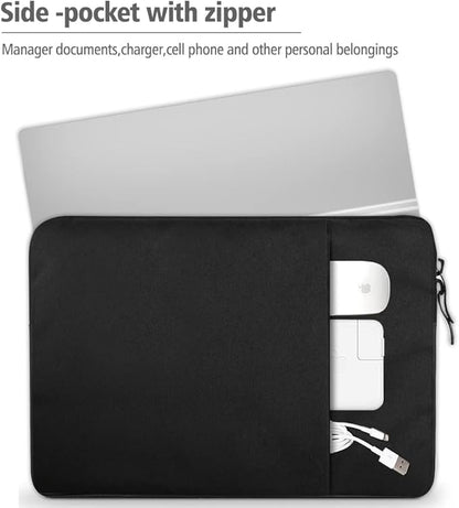 UPERFECT 18.5-inch Portable Monitor Case Polyester Laptop Sleeve Protective Case Vertical Style with Pocket Zipper for 18.5-inch Monitor Laptop Pad Tablet