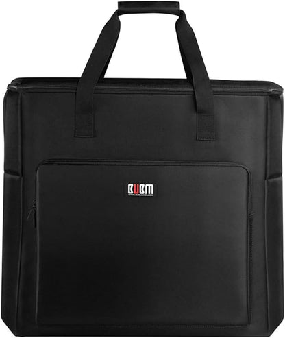 BUBM Desktop Computer Carrying Case, Padded Nylon Carry Tote Bag for Transporting Computer Tower PC Chassis, Keyboard, Cable and Mouse…