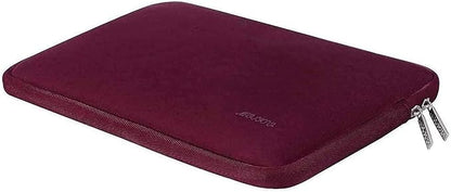MOSISO Laptop Case 13.3 inch, 13-13.3 inch Laptop Sleeve Bag Compatible with MacBook Air/Pro 13/Pro 14 M5 M4 M3 M2 M1, HP Dell ASUS Lenovo, Neoprene Computer Sleeve Bag with Small Case, Wine Red