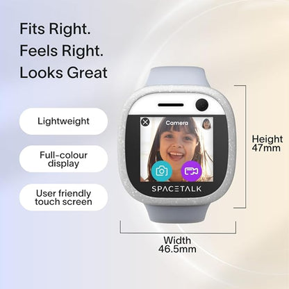SPACETALK Adventurer 4G Smart Watch - Freedom & Safety at All Ages with Pre-Installed SIM, 4G GPS Tracker, Video Calling, 5MP Camera, Safe Contacts, SMS Text & Chat, School Mode, Emergency SOS, Cloud