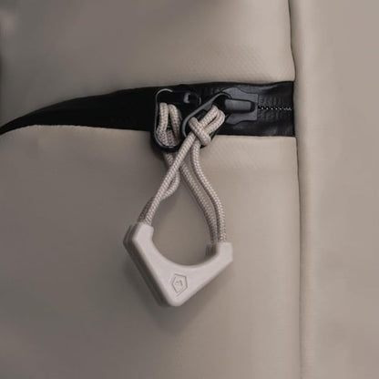 WANDRD Worryless™ Locking Zipper Pullers - Secure Your Travel Essentials - Zipper Locks for Travel Gear (Yuma Tan)