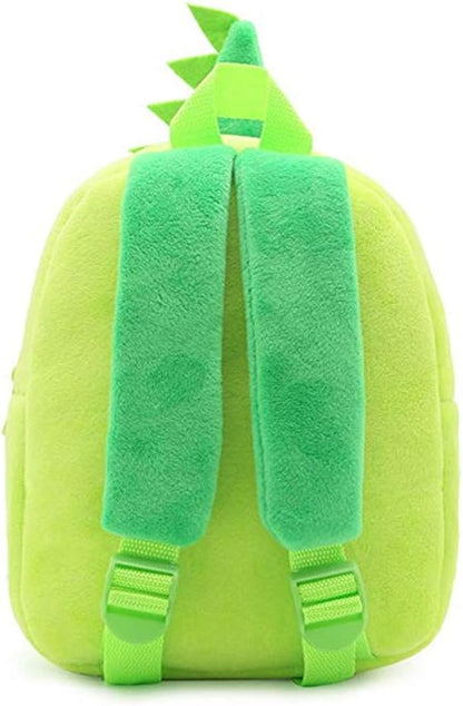 KISSOURBABY 3D Cute Cartoon Little Plush Baby Backpack Baby Toy Bag(Crocodile)