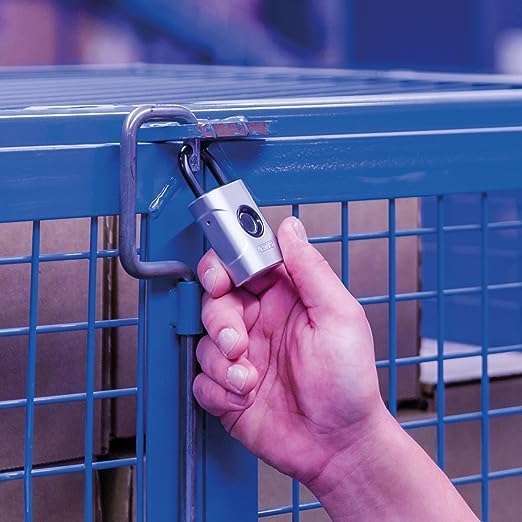 ABUS Touch 57/45 Fingerprint Lock, Smart Lock for Home, Office and More, Silver
