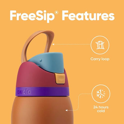 Owala FreeSip SS 24-oz. - Blue/Red (Cranberry Parade)