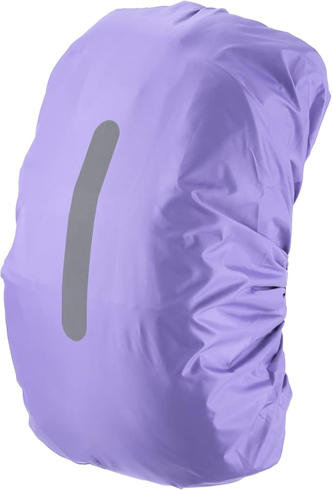 PATIKIL Waterproof Backpack Rain Cover, Non-Slip Backpack Cover with Vertical Reflective Strap Stay Dry for Hiking, Camping, Hunting