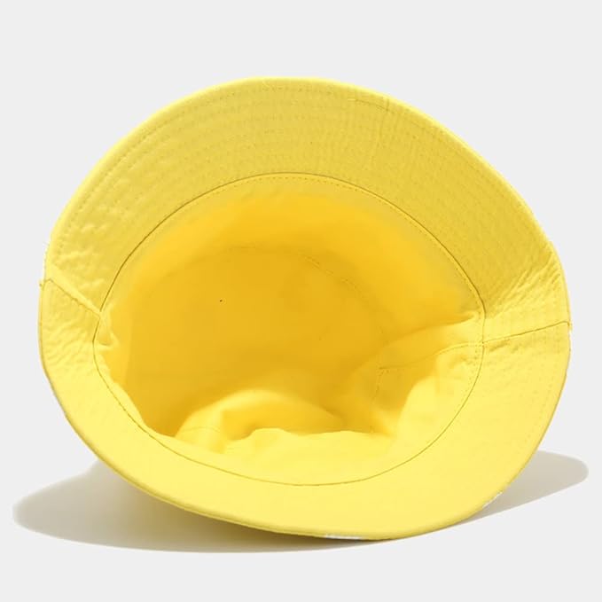 XYIYI Cute Bucket Hat Beach Fisherman Hats for Women, Reversible Double-Side-Wear