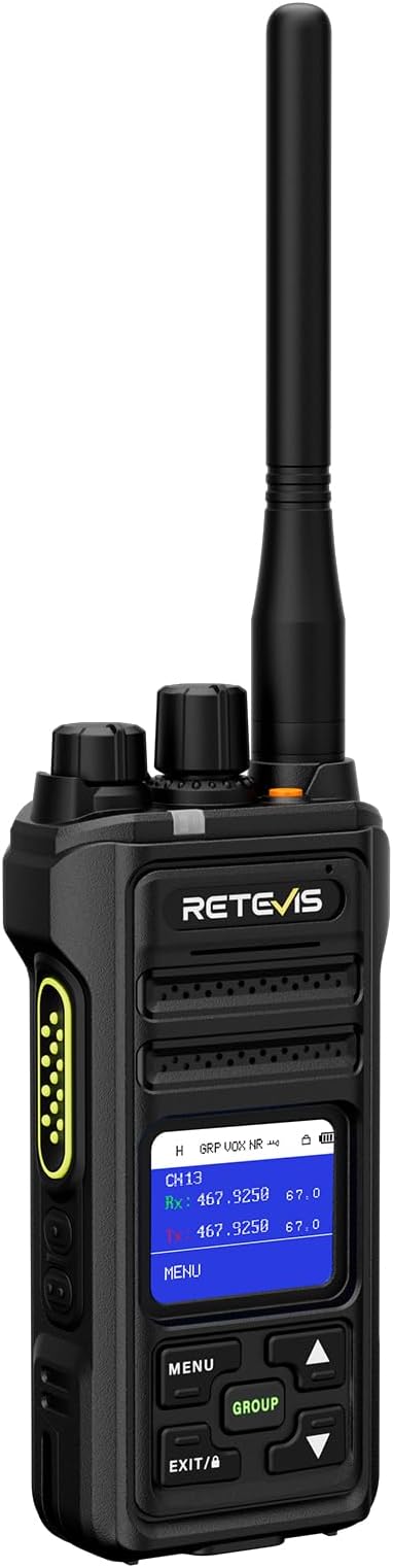 Retevis NR30S GMRS Long Range 2 Way Radio,IP67 Waterproof Two Way Radio,High Output,Professional Walkie Talkies for Emergency,Noise Canceling,2800mAh,NOAA,Group Call,for Off-Road Hunting (2 Pack)