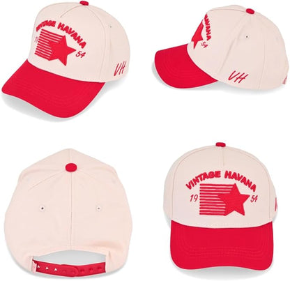 VINTAGE HAVANA Trucker Hats Women & Men | Western Retro Snapback Hat | Cute Trendy Fashion Baseball Cap | Tan Green Brown Red