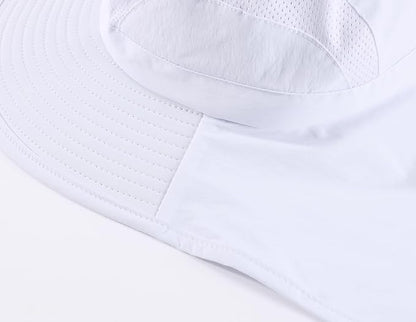 Home Prefer UPF 50+ Sun Hats for Men Women Wide Brim Fishing Hat with Neck Flap UV Protection Sunblock Safari Bucket Hat