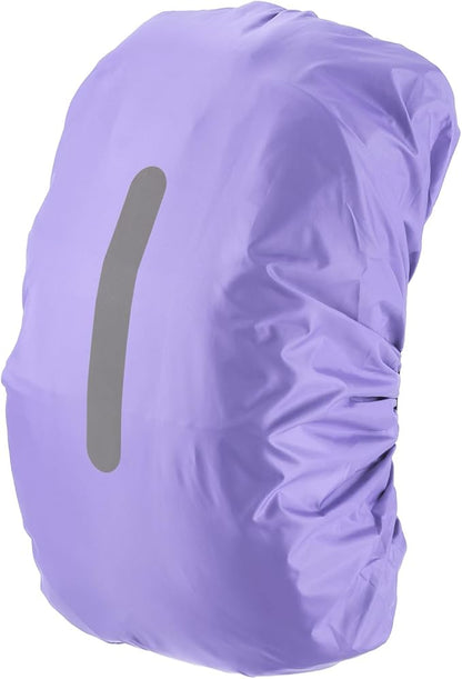 Waterproof Backpack Rain Cover Waterproof Backpack Cover, Bag Rain Cover with A Vertical Reflective Strap for Hiking/Biking/Camping/Outdoor Traveling
