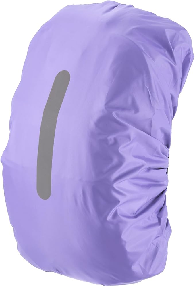 Waterproof Backpack Rain Cover Waterproof Backpack Cover, Bag Rain Cover with A Vertical Reflective Strap for Hiking/Biking/Camping/Outdoor Traveling