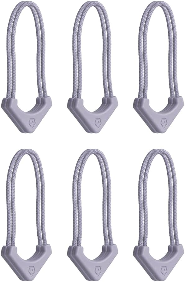 WANDRD Worryless™ Locking Zipper Pullers - Secure Your Travel Essentials - Zipper Locks for Travel Gear (Uyuni Purple)