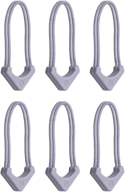 WANDRD Worryless™ Locking Zipper Pullers - Secure Your Travel Essentials - Zipper Locks for Travel Gear (Uyuni Purple)