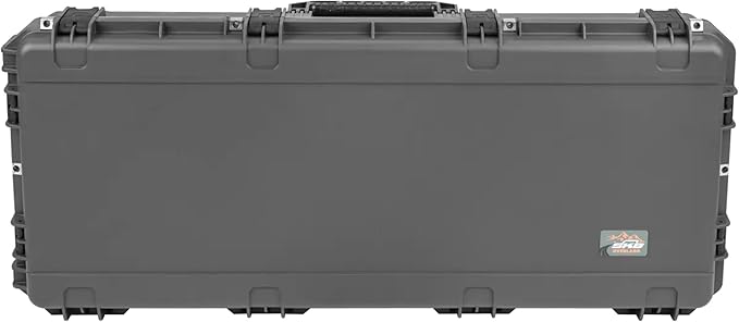 SKB Hard Protective Storage Case, Foam, Wheels for Equipment, iSeries 47" x 19" x 8", Dark Gray