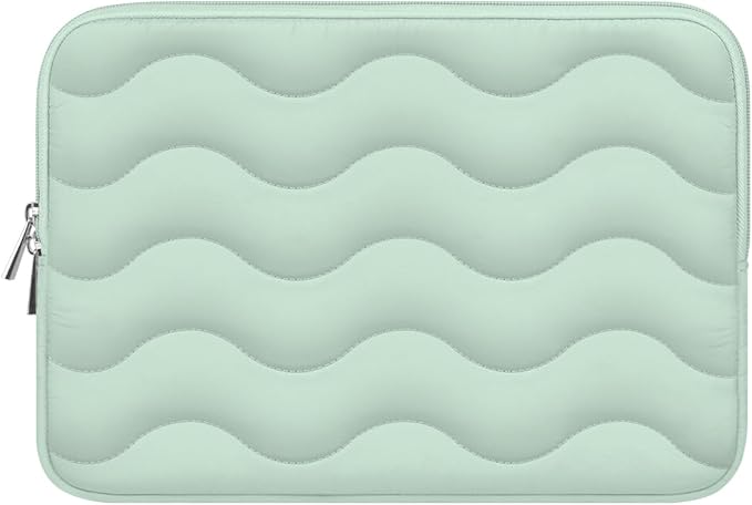 ARVOK Puffy Laptop Sleeve 15 15.6 16 inch for MacBook Air 15 inch/Pro 16 inch, Laptop Case Notebook Computer/Tablet Pouch Cover for HP/Dell/Asus/Acer/Samsung, Extra Bag, Women, Cute Carrying Case