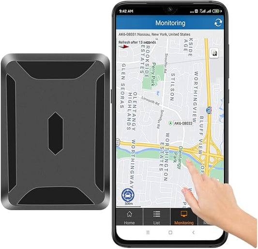 Magnetic GPS Tracker for Vehicles One Month Subscription Included Tracking Devices for Cars Hidden Long Battery Life Car Tracker Device Hidden for Trailer Motorcycle Truck Fleet GPS Tracker