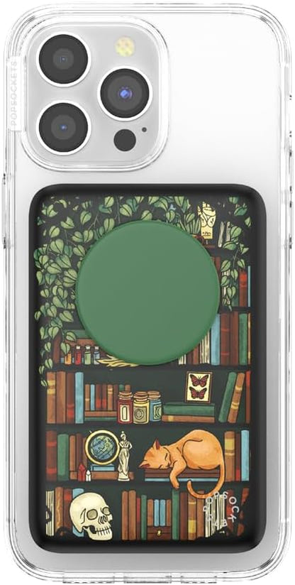 PopSockets PowerPack for MagSafe, Portable Phone Charger, Magnetic Wireless Portable Charger, 5000mAh - Storied Shelves