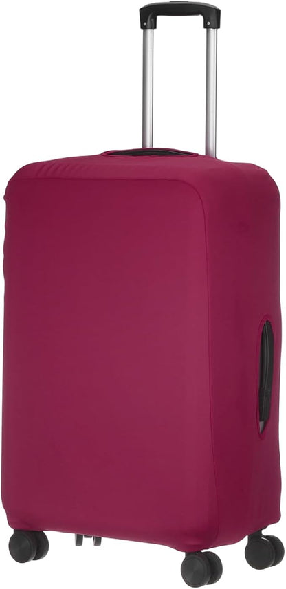 uxcell Travel Luggage Cover, Washable Suitcase Covers for Luggage Anti-scratch Suitcase Protector Elastic Baggage Protective, Fits 22-25 Inch Suit Case, Purple Red