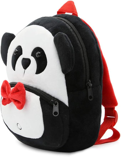 Children Toddler Preschool Backpack Plush Animal Cartoon Backpack Baby Kids School Satchel Travel Lunch Bags(Panda)