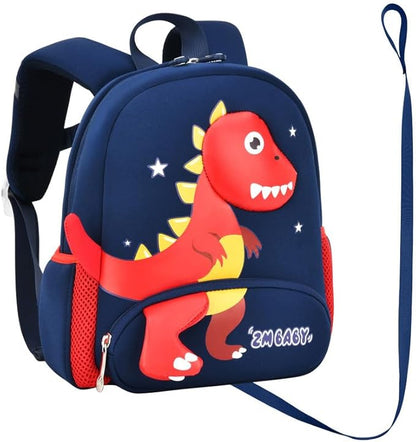 Padgene Toddler Backpacks Kids Preschool Backpack Waterproof Neoprene Animal Schoolbag Lunch backpack 3D Cartoon Mini Travel Bag for Boys Girls Ages 3-5