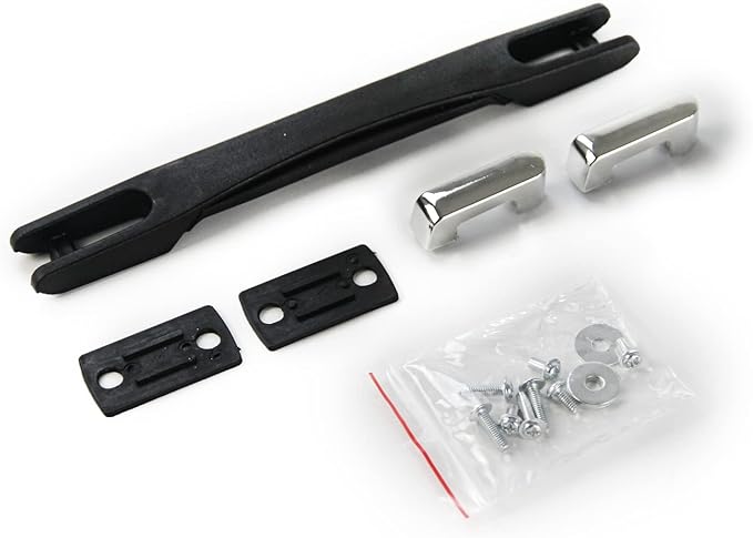Suitcase Handle Replacement, Plastic Spare Strap Handle Grip Replacement Part Black for Luggage Case Repair (B019)