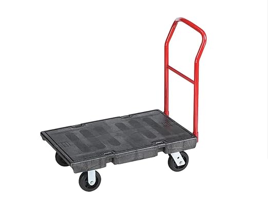 Heavy Duty Casters - Industrial Casters Phenolic Caster with Strong Load-Bearing Capacity 3000-6000 LB,Used in Furniture,WorkBrench,Tool Box, Equipment (4" Rigid+Brake, pcs, 4)