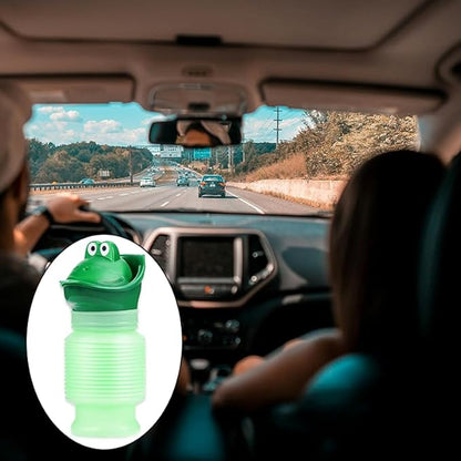 Adjustable Portable Urinals,600ML Collapsible Pee Bottles Unisex 2PCS,Portable Emergency Toilets for Men and Women, for Travel Traffic Jam and Camping,(Greey)