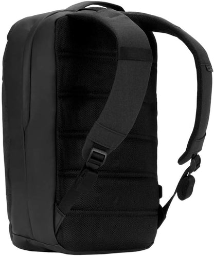 Incase Compact City Backpack – 18L Everyday Travel Tech Backpack and Laptop Bag for Work or School – Three Pockets, 16” Padded Laptop Sleeve, Quick Access Pocket – Black