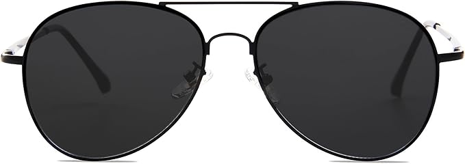 SOJOS Classic Aviator Sunglasses for Women Men Metal Frame Spring Hinges SJ1030