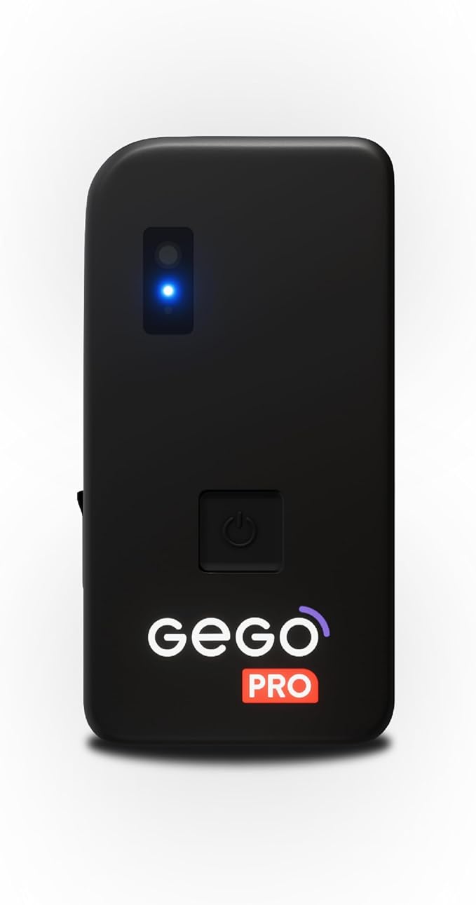 GEGO PRO – GPS Luggage Tracker Designed for Travel, Real-Time Global Tracking for Bags & Gear, Bag-Opening Alert, Worldwide Coverage, 4G LTE Connectivity, No BT Limits (Subscription Required)
