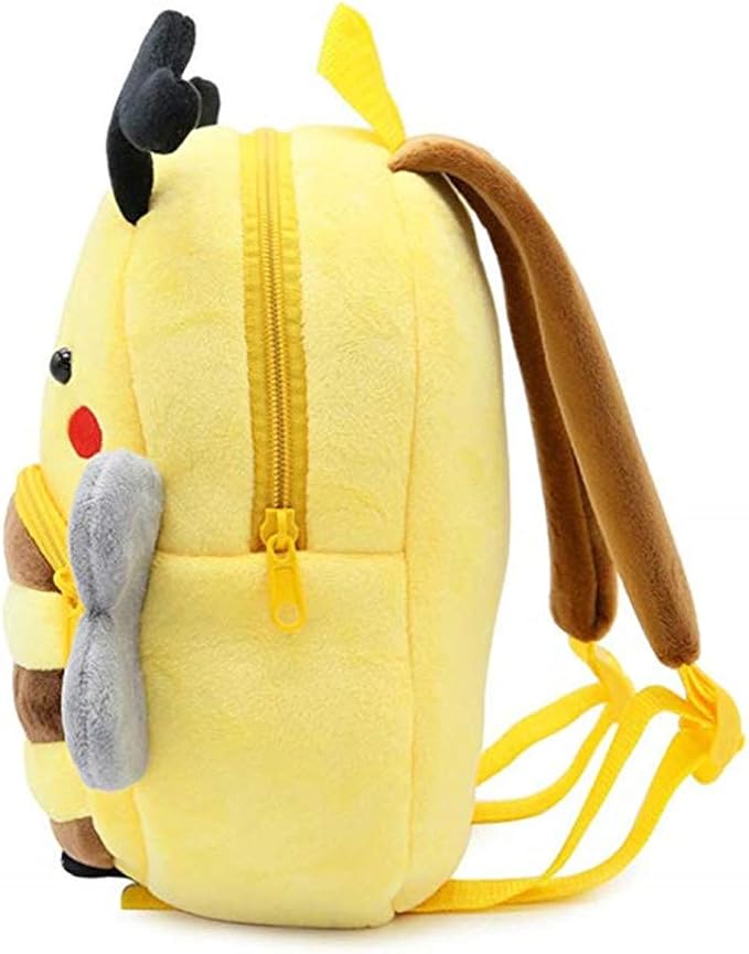 Zoo Toddler Kids Backpacks Cute Plush Little Girls Boys Animal Backpacks(Bee)