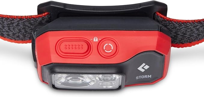 BLACK DIAMOND Storm 450 Headlamp | 450 Lumens Brightness | Waterproof & Dimmable | 3X AAA Battery Operated (Included | Camping, Hiking, Running | Octane