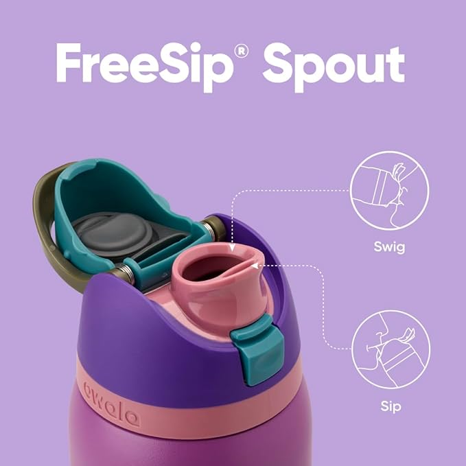 Owala FreeSip SS 24-oz. - Blue/Red (Cranberry Parade)