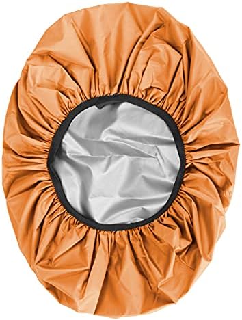 Silfrae Waterproof Rucksack Cover Backpack Rain Cover 30L-100L for Travel Climbing Hiking (Orange, 70L-80L)