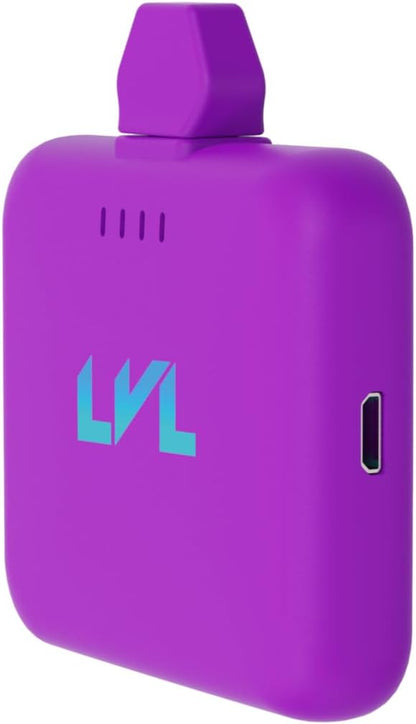 Spark Portable Charger for iPhone 17/16/15 USB C 2500mAh Power Bank with LED Indicators 2.4A Fast Charging Mini Portable Charger with Pass Through Technology LVL 25 (Purple)