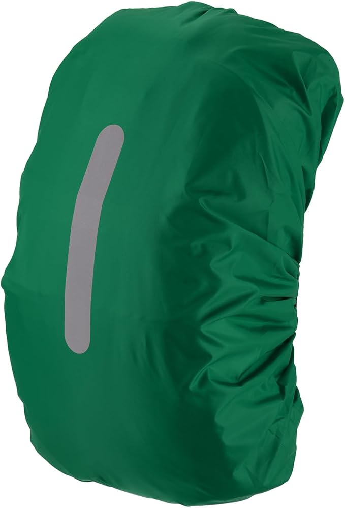 Waterproof Backpack Rain Cover Waterproof Backpack Cover, Bag Rain Cover with A Vertical Reflective Strap for Hiking/Biking/Camping/Outdoor Traveling
