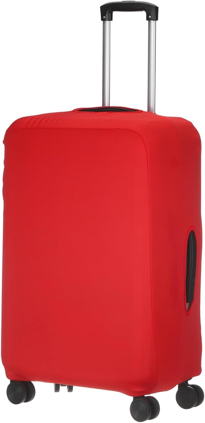 uxcell Travel Luggage Cover, Washable Suitcase Covers for Luggage Anti-scratch Suitcase Protector Elastic Baggage Protective, Fits 22-25 Inch Suit Case, Red