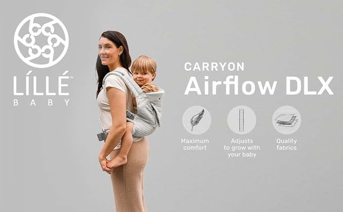 LÍLLÉbaby 3-in-1 Ergonomic CarryOn Airflow Toddler Carrier with Lumbar Support & Breathable Mesh Lining (25-60 lbs), Supportive & Comfortable, Multi-Position Carrying for Hiking & Travel (Marble)