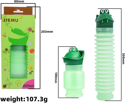 Adjustable Portable Urinals,600ML Collapsible Pee Bottles Unisex 2PCS,Portable Emergency Toilets for Men and Women, for Travel Traffic Jam and Camping,(Greey)