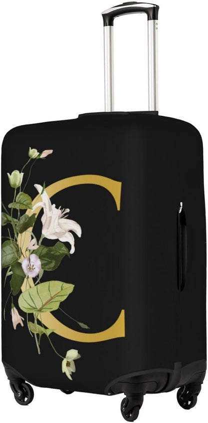 Decorative C Suitcase Protectors Elastic Washable Luggage Covers With Concealed Zippers For 18-32 Inch Luggage (Size Xl: Fits 29-32 Inch)