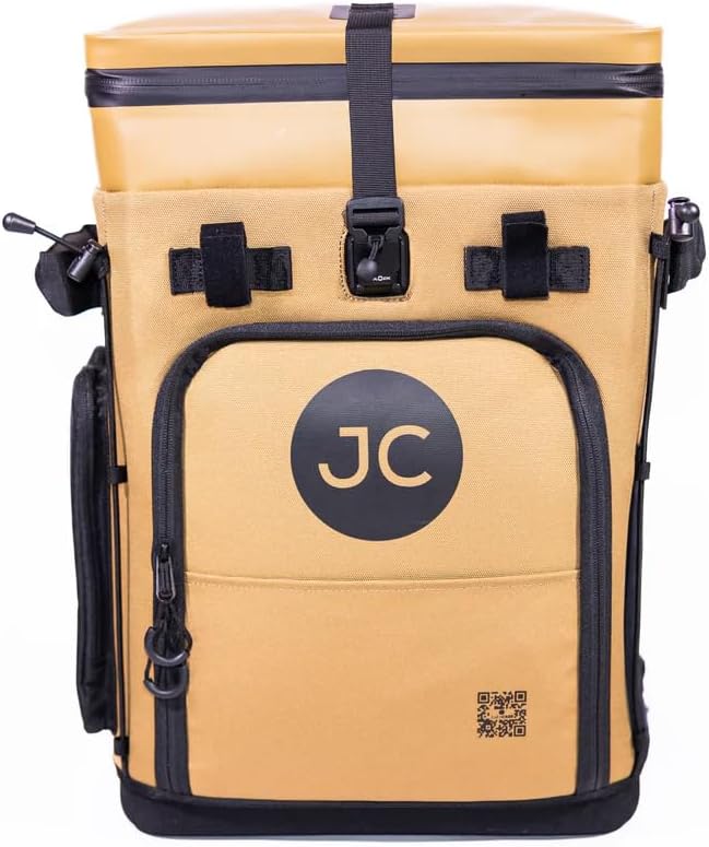 Convertible Cooler Backpack with Dry Storage by JustinCASE | Waterproof Travel Cooler Bag for Drinks, Clothes & Trips