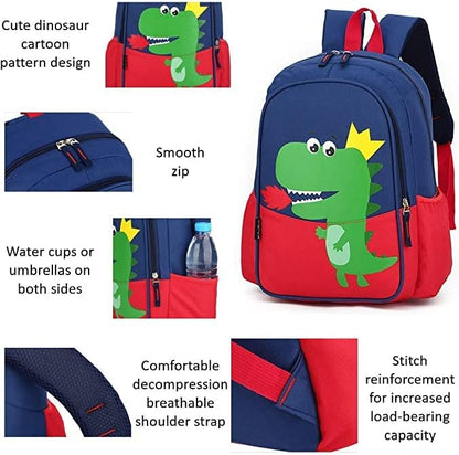 Kids Preschool Kindergarten Backpack Lightweight Cool Cute Cartoon Travel Backpack With Lunch Bag For Boys Girls