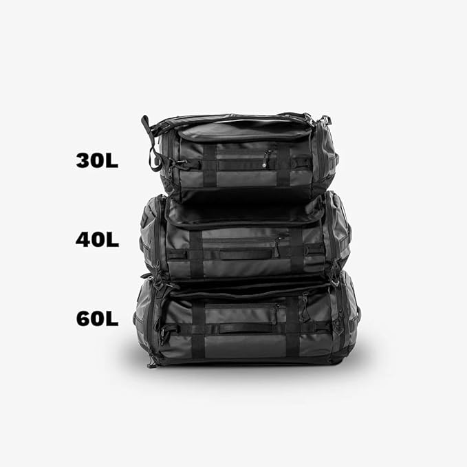 WANDRD CARRYALL 30L Black - Perfect Travel Essentials duffel Bag: Versatile for Traveling, Ideal Weekender & Everyday Travel Bag