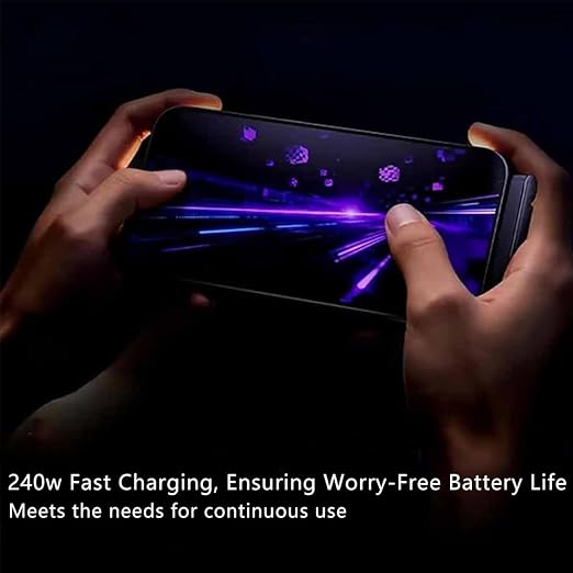 Sideways Phone Charger, 240w Braided Fast Charge Cable with Built-in Phone Stand, 2-in-1 Invisible Holder Charger Cable for Smartphones Tablets, Fast Data Transfer (2pcs c to c)