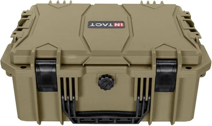 Eylar 18" Intact Series Hard Camera Case, Lightweight and Durable Stacker Design with Foam (Dark Earth)