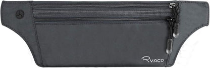 Ryaco Money Belt, Slim Passport Holder RFID Blocking Hidden Wallet Travel Essentials Pouch for Women Men With Adjustable Strap Waist Bag to Protect Cash, Credit Cards and Documents