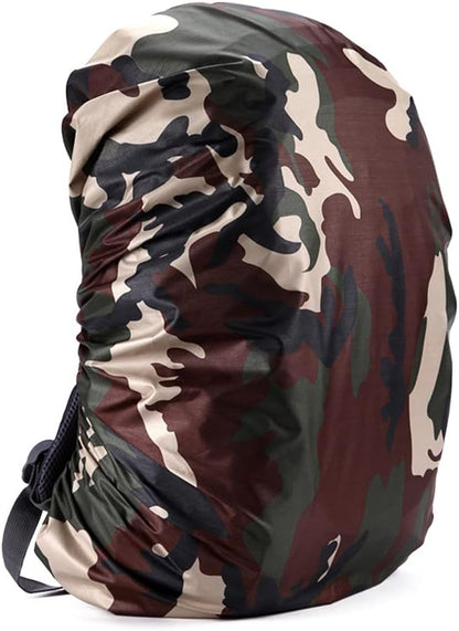 Silfrae Waterproof Rucksack Cover Backpack Rain Cover 30L-100L for Travel Climbing Hiking (Classic Camo, 70L-80L)